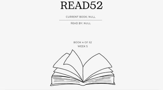 READ52 - Book Challenge Tracker